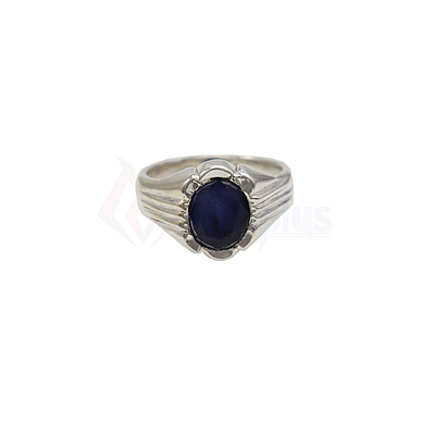 92.5 Sterling Silver Ring Gemstone blue stone Men 92.5 Sterling Silver Ring Gemstone blue stone Men