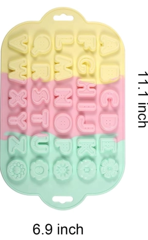 Alphabet  silicon Mould