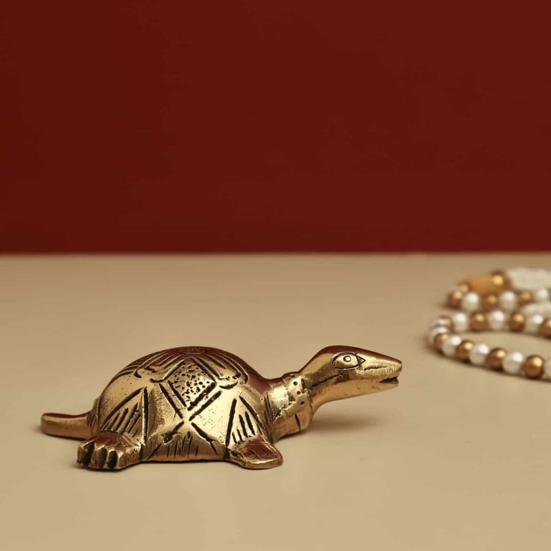 Brass Tortoise with Shree Yantra/Kuber Yantra on Back - 4 inch Length | Brass Tortoise with Shree Yantra/Kuber Yantra for Vastu Benefits Brass Tortoise with Shree Yantra/Kuber Yantra on Back - 4 inch Length | Brass Tortoise with Shree Yantra/Kuber Yantra for Vastu Benefits