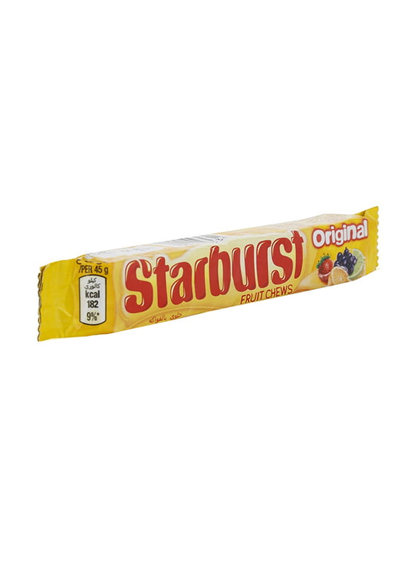 Starburst Fruit Chew 45g, Pack of 144pcs
