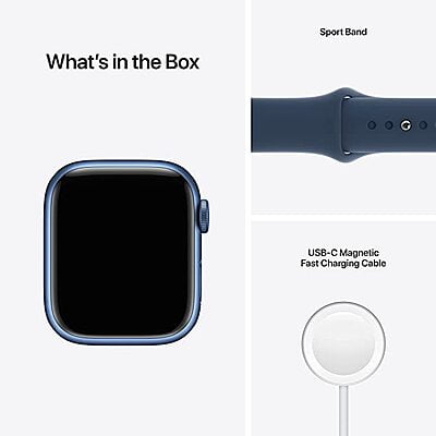 Apple Watch Series 7 (GPS, 41mm) - Blue Aluminium Case Apple Watch Series 7 (GPS, 41mm) - Blue Aluminium Case