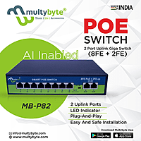 MULTYBYTE 8 PORT POE SWITCHES MULTYBYTE 8 PORT POE SWITCHES