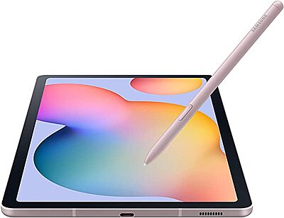 Samsung Galaxy Tab S6 Lite 10.4", 64GB WiFi Tablet Chiffon Rose - SM-P610NZIAXAR - S Pen