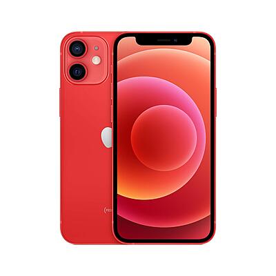 New Apple iPhone 12 mini (64GB, (RED)