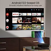 Portronics Beem 490 Smart LED Projector | 1080p Full HD, Auto Focus, Streaming Apps, 6000 lm | Portable Projector with Remote Controller (Black) Portronics Beem 490 Smart LED Projector | 1080p Full HD, Auto Focus, Streaming Apps, 6000 lm | Portable Projector with Remote Controller (Black)