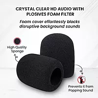 Portronics Vlogmate Dual Mic Omnidirectional Wireless Microphone Portronics Vlogmate Dual Mic Omnidirectional Wireless Microphone