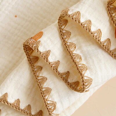 4-Layer Muslin Cotton Crinkled Blanket 100* 110cm – Assorted Designs