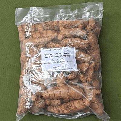 1kg Organic Turmeric Seeds (Turmeric Roots) for Planting | Pachi Pasupu Kommulu (Raw Turmeric) good
