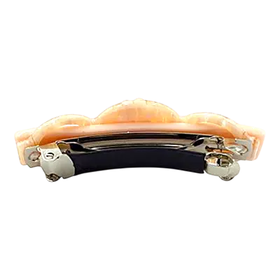 Elegant Flower & Stone Hair Barrette