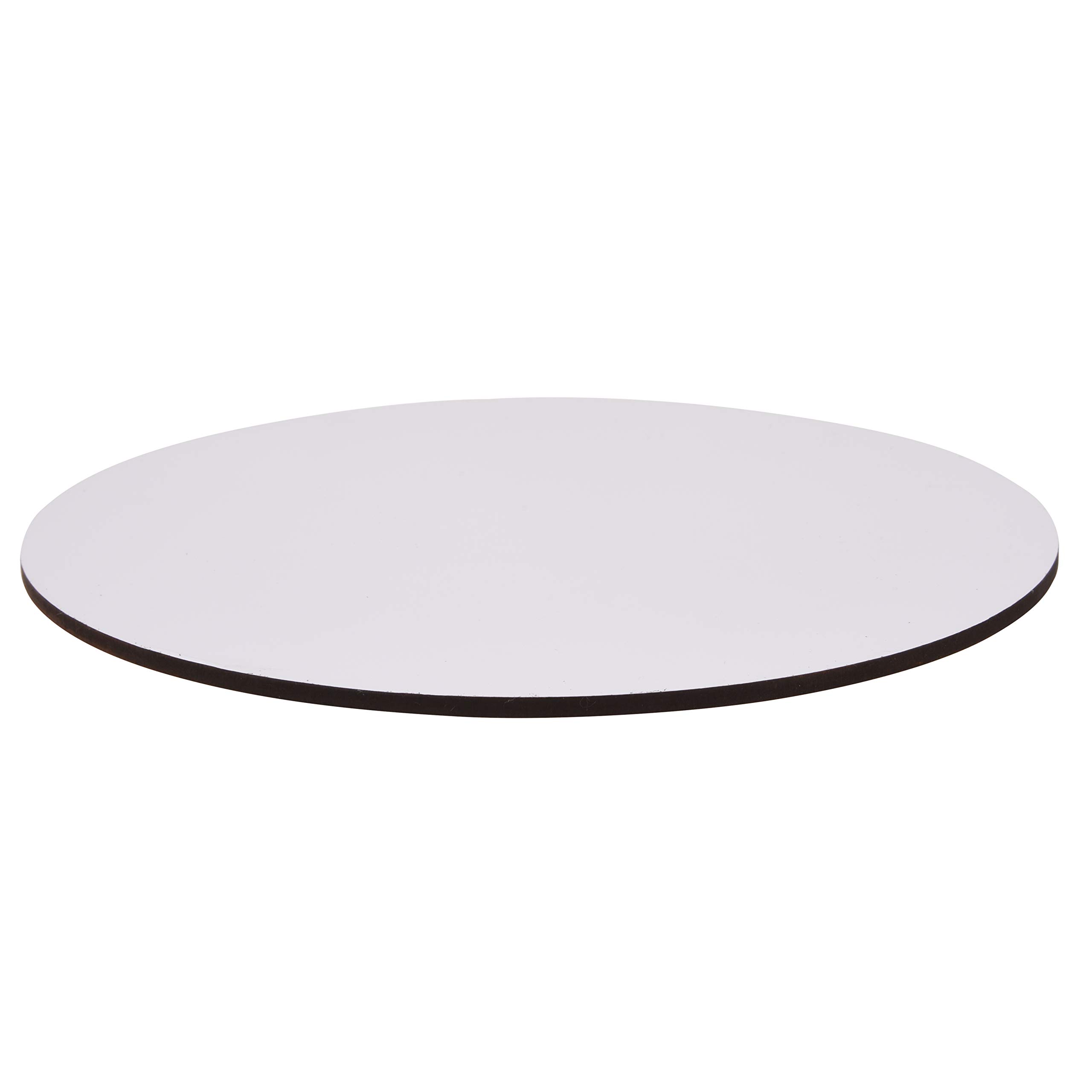 12 Inch Round Mdf Cake Base White and Black 12 Inch Round Mdf Cake Base White and Black