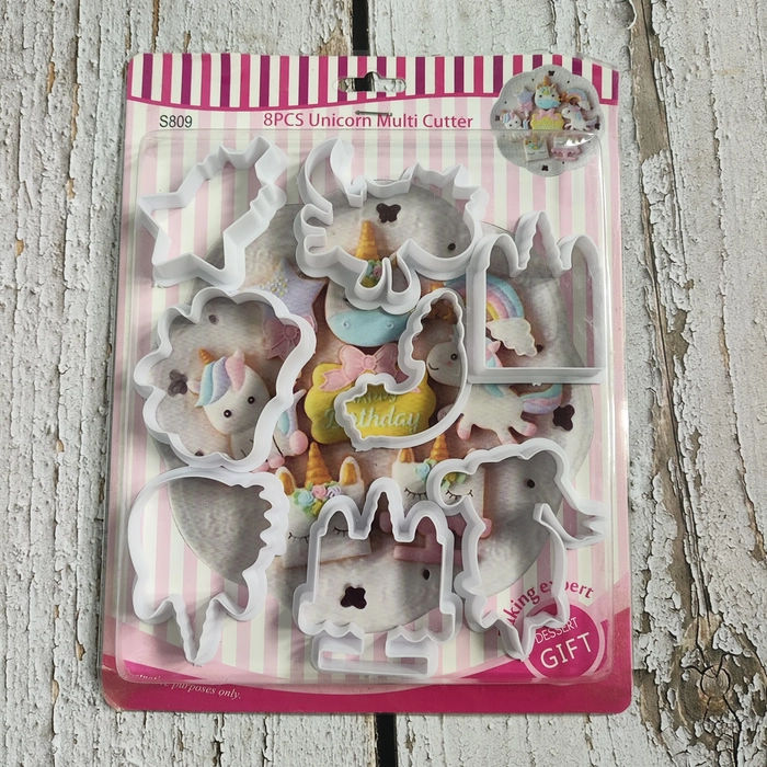 8 Pcs Unicorn Cutter 8 Pcs Unicorn Cutter
