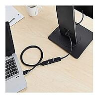 HDMI Extender Female to Female Coupler Adapter for HDTV, TV Stick Chromecast, Laptop PC, Projector -Black