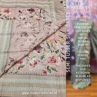 SEMI TUSSER SILK SAREE KCVSTSK22495