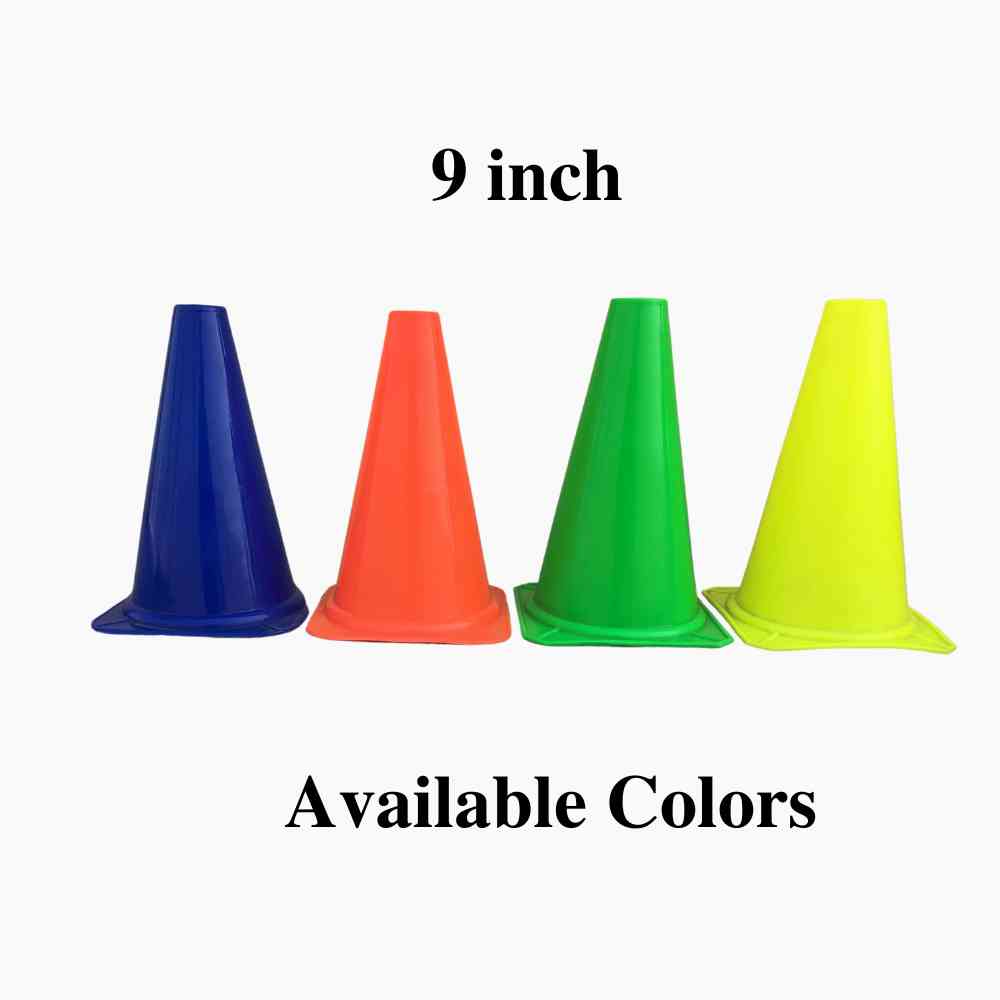 9 inch Plastic Cones (Multi-Colour) 9 inch Plastic Cones (Multi-Colour)