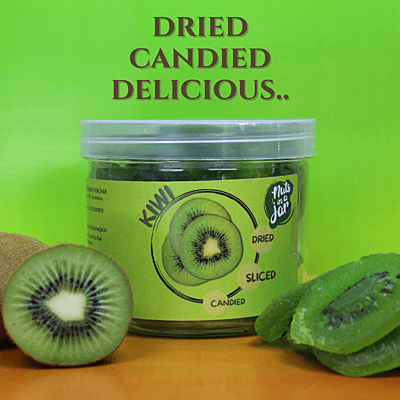 Nuts In a Jar Dried & Candied Kiwi Slice 250 Grams Nuts In a Jar Dried & Candied Kiwi Slice 250 Grams
