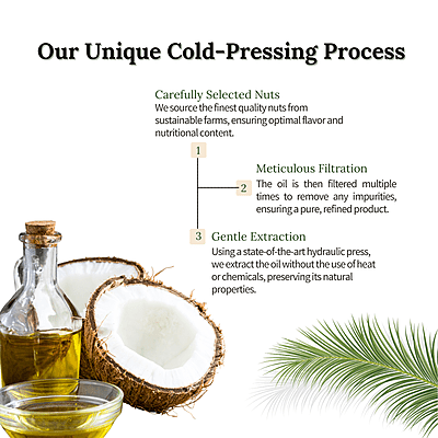 100 % Natural Nuts In A Jar Coldpress Coconut Oil