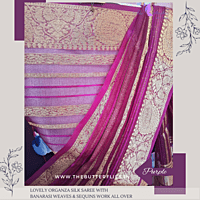 ORGANZA SILK SAREE PSSSORZ23090 ORGANZA SILK SAREE PSSSORZ23090