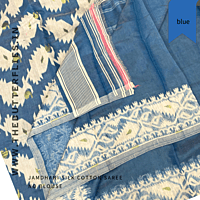 JAMDHANI SILK COTTON SAREE  GSSSFSC23408