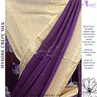 CREPE SILK SAREE NISSCRE24382