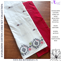 HANDLOOM COTTON CORD SET MAHCHAC24393 HANDLOOM COTTON CORD SET MAHCHAC24393