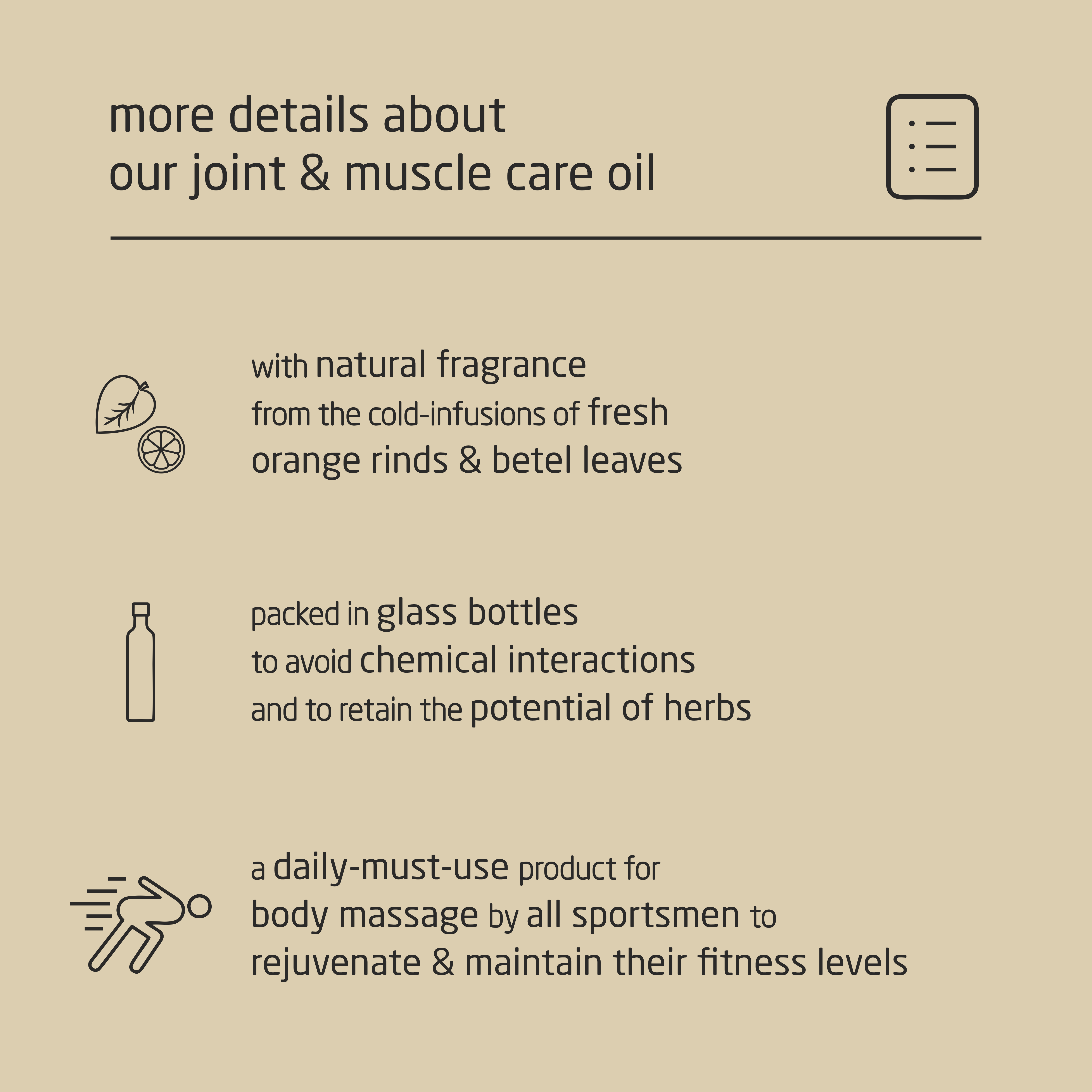 Premium Herbal Cold-Infused Joint & Muscle Care Oil - 100ml Premium Herbal Cold-Infused Joint & Muscle Care Oil - 100ml