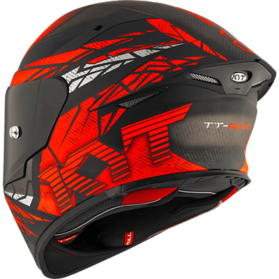 KYT TT-REVO Combustion Matt Red