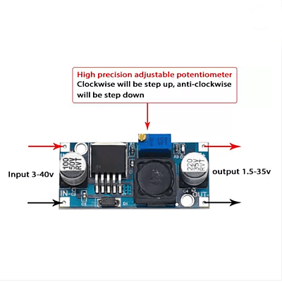 3 AH Buck Converter DC-DC Adjustable Step Down Power Supply Module LM2596