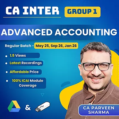 CA Inter Advanced Accounting (Group 1) By CA Parveen Sharma