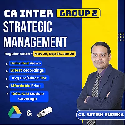 CA Inter Strategic Management (Group 2) By CA Satish Sureka