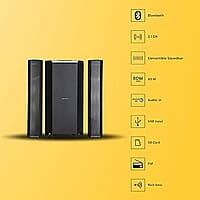PHILIPS MMS8090/94 80W Bluetooth Soundbar (Black, 2.1 Channel) PHILIPS MMS8090/94 80W Bluetooth Soundbar (Black, 2.1 Channel)