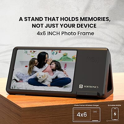 Portronics Freedom 5 Provides Double Utility- a 15W Wireless Charger for Your iPhone