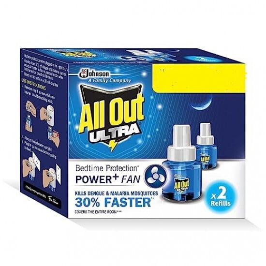 All Out Ultra Mosquito Repellant Refill 45 ml - Twin Pack All Out Ultra Mosquito Repellant Refill 45 ml - Twin Pack