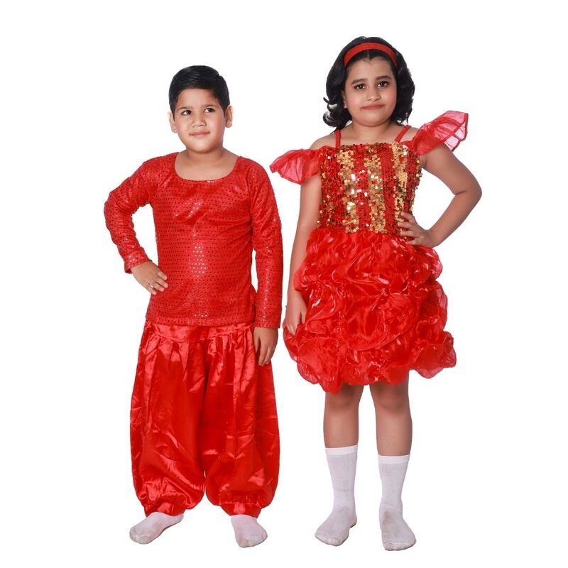 Westren Dance Dress Combo Set for Boys & Girls Westren Dance Dress Combo Set for Boys & Girls