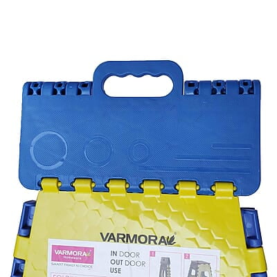 Varmora Plastic Super Strong Folding Step Stool for Adults and Kids, Kitchen Stepping Stools, Garden Step Stool,Office Stool,Kitchen Stool Folding Stool