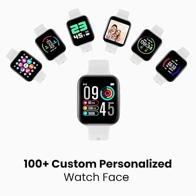 Zebronics Zeb-Fit1220CH Smart Fitness Band, 2.5D Curved Glass Full Touch Display, SpO2, BP