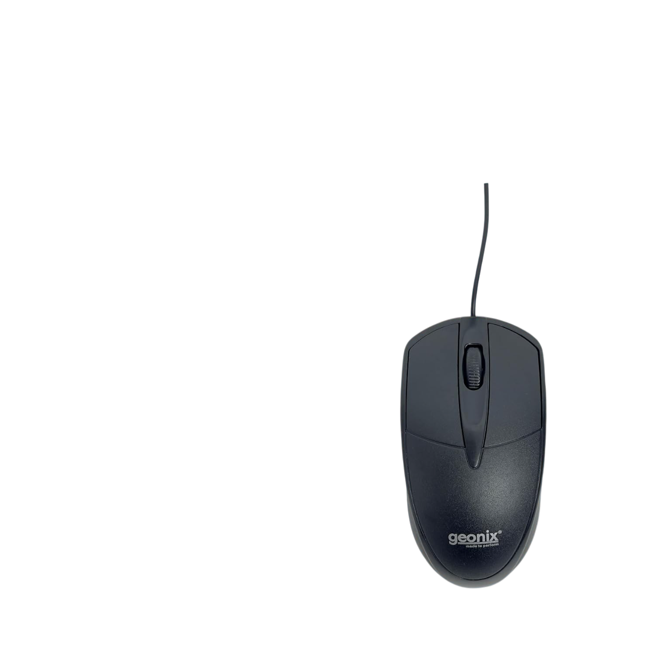 Geonix Wired USB Mouse, Ergonomic Design, Optical Tracking,Black-‎GXBM-01