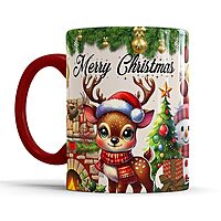 Christmas Coffee Mug 330ml - Merry Christmas & Happy New Year Gift, Christmas Gift