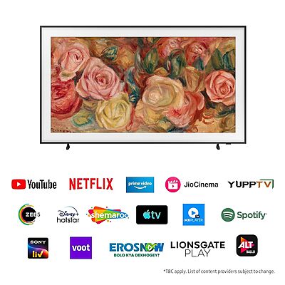 Samsung 163 cm (65 inches) The Frame Series 4K Ultra HD Smart QLED TV QA65LS03DAULXL