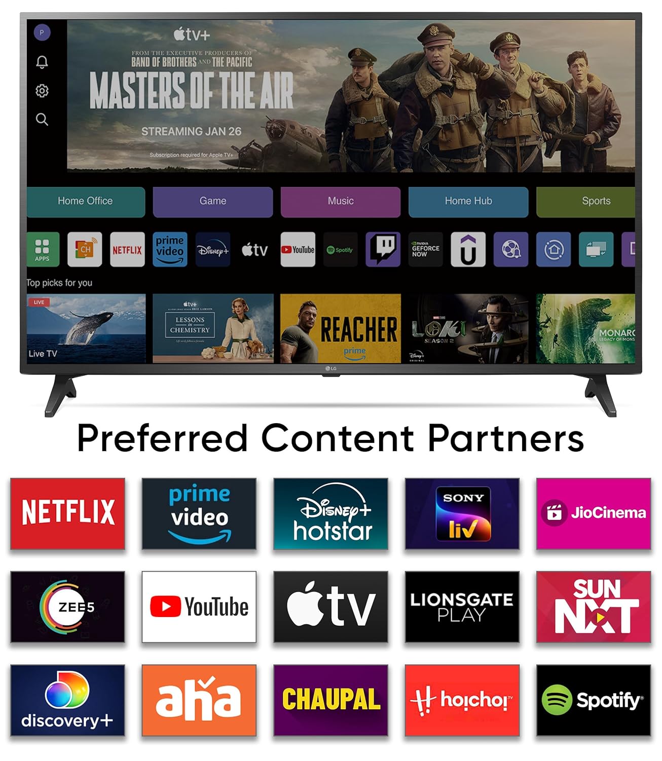 LG 108 cm (43 inches) 4K Ultra HD Smart LED TV 43UQ7550PSF