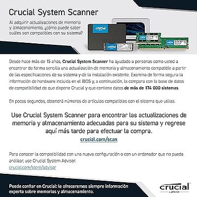 OpenBox Crucial RAM 8GB DDR4 3200MHz CL22 (or 2933MHz or 2666MHz) Laptop Memory CT8G4SFRA32A OpenBox Crucial RAM 8GB DDR4 3200MHz CL22 (or 2933MHz or 2666MHz) Laptop Memory CT8G4SFRA32A
