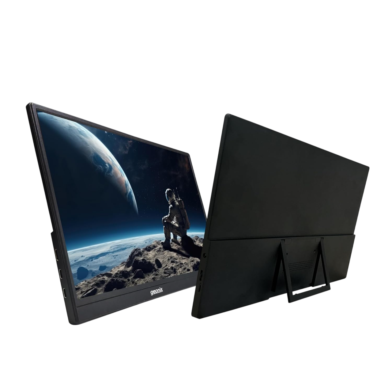 ​Geonix 15.6-Inch Full HD Portable Monitor, 60Hz True IPS, 2 Inbuilt Speakers, Black-‎GXTF-VHDF156