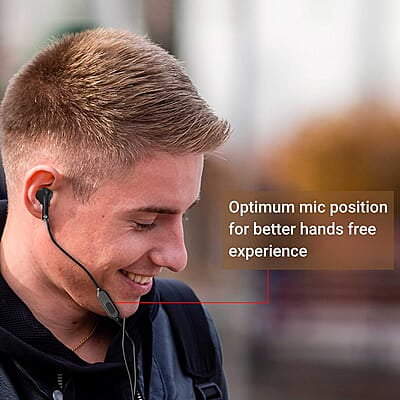 ZEBRONICS Zeb-Tulip Wired in Ear Earphone with Mic