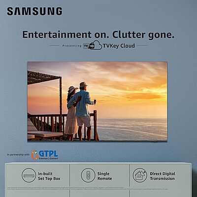 Samsung 125 cm (50 inches) D Series Crystal 4K Vivid Ultra HD Smart LED TV UA50DUE70BKLXL