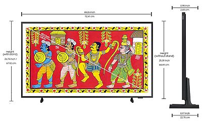 Samsung 127 cm (50 inches) The Frame Series 4K Ultra HD Smart QLED TV QA50LS03BAKLXL