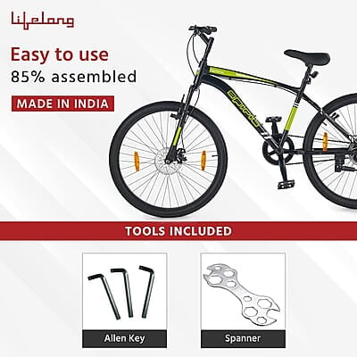 Lifelong LLBC2603 Spirit 26T with Disc Brake and Suspension BMX Cycle