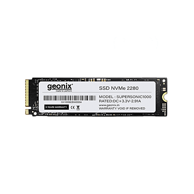 Geonix 512GB M.2 NVMe SSD, 2280, 6Gb/s, 2650/2000 Mbps, 5 Years Warranty, GXNVME512GB