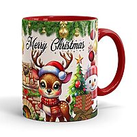 Christmas Coffee Mug 330ml - Merry Christmas & Happy New Year Gift, Christmas Gift