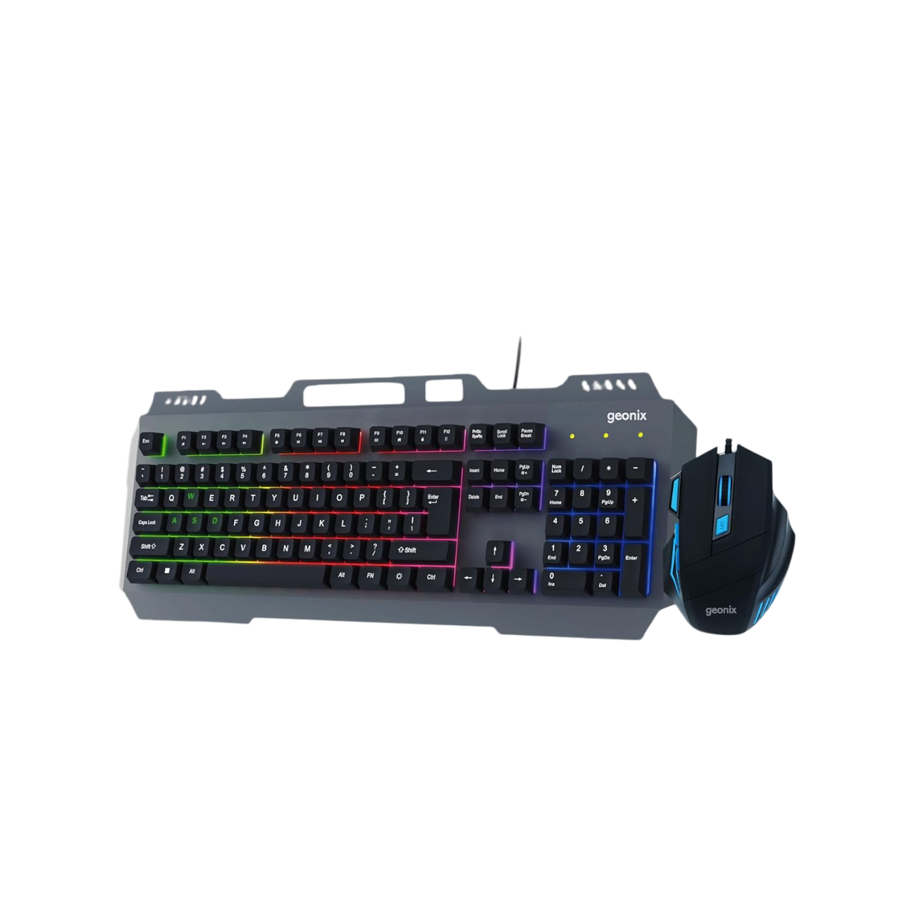 ​Geonix Cruiser CX1 Gaming Keyboard and Mouse Combo, Black-‎GXCPK-06