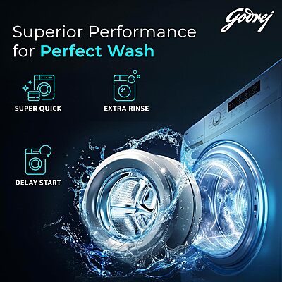 Godrej 8 Kg 5 Star I-Sense Technology Fully-Automatic Front Load Washing Machine