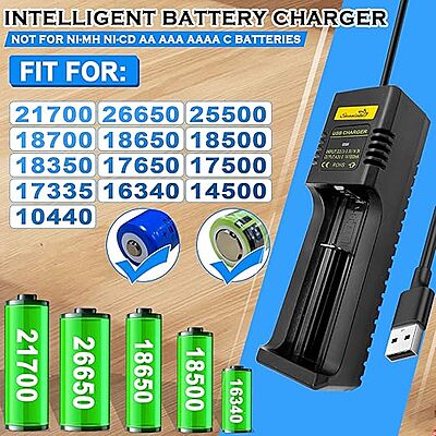 18650 cell charger